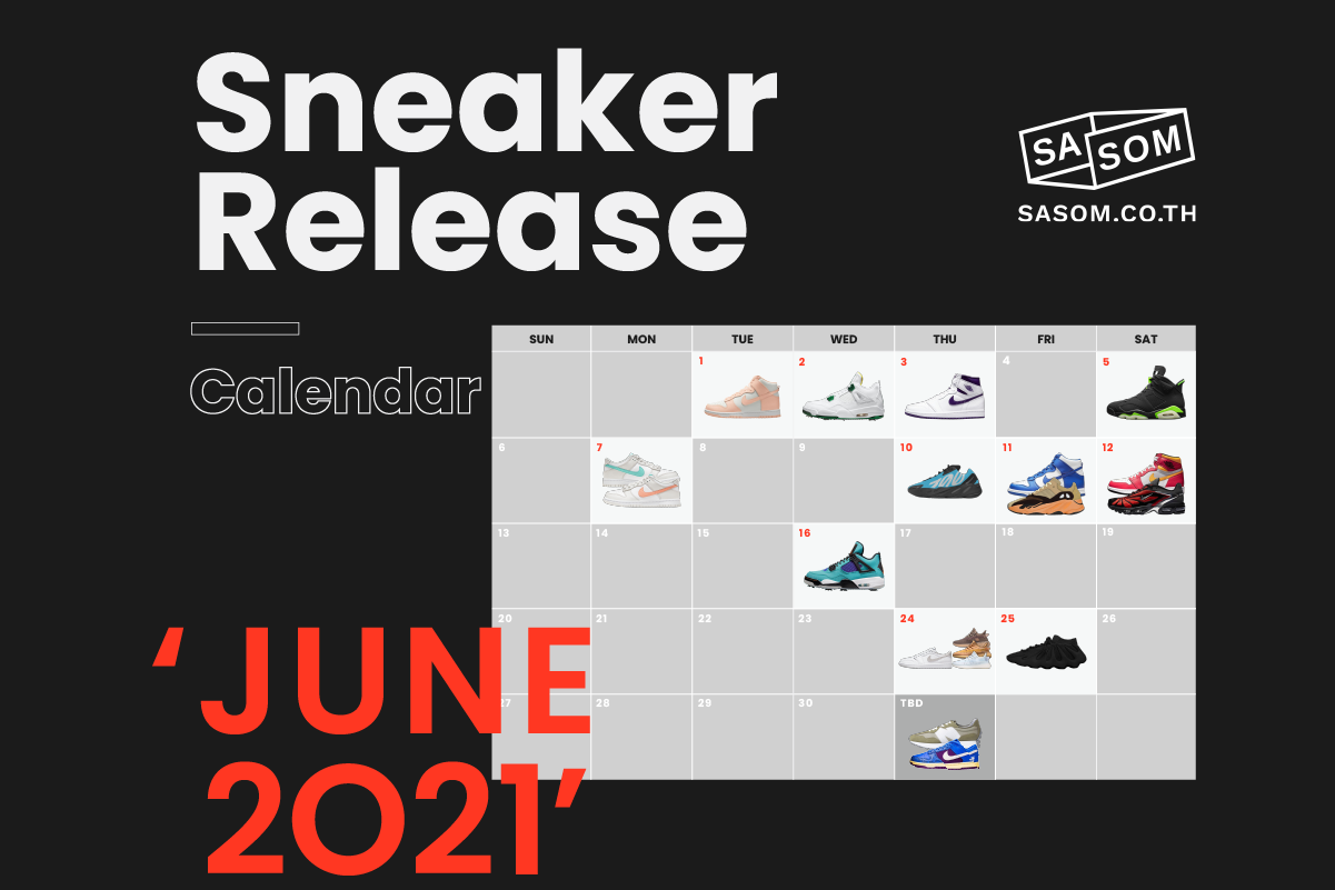 June Sneakers Release Calendar